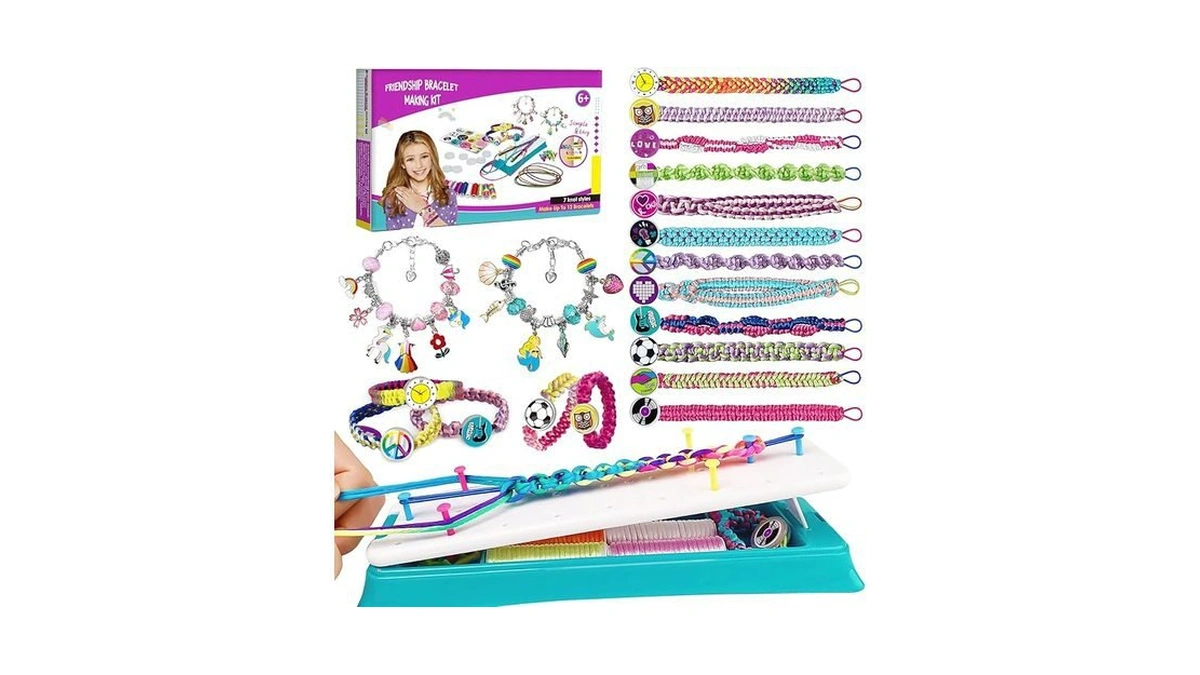 Amazon code: Friendship Bracelet Making Kit For Girls