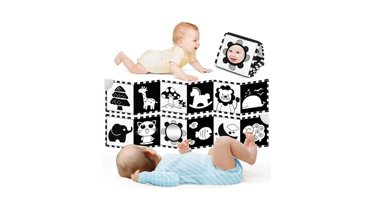 Amazon code: Bbwoo High Contrast Baby Toys For Newbor