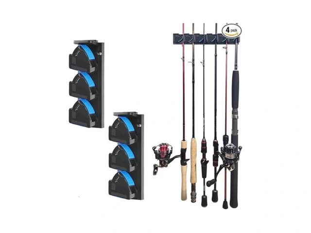 Aventik Vertical Fishing Rod Holder Wall Mounted… Coupon