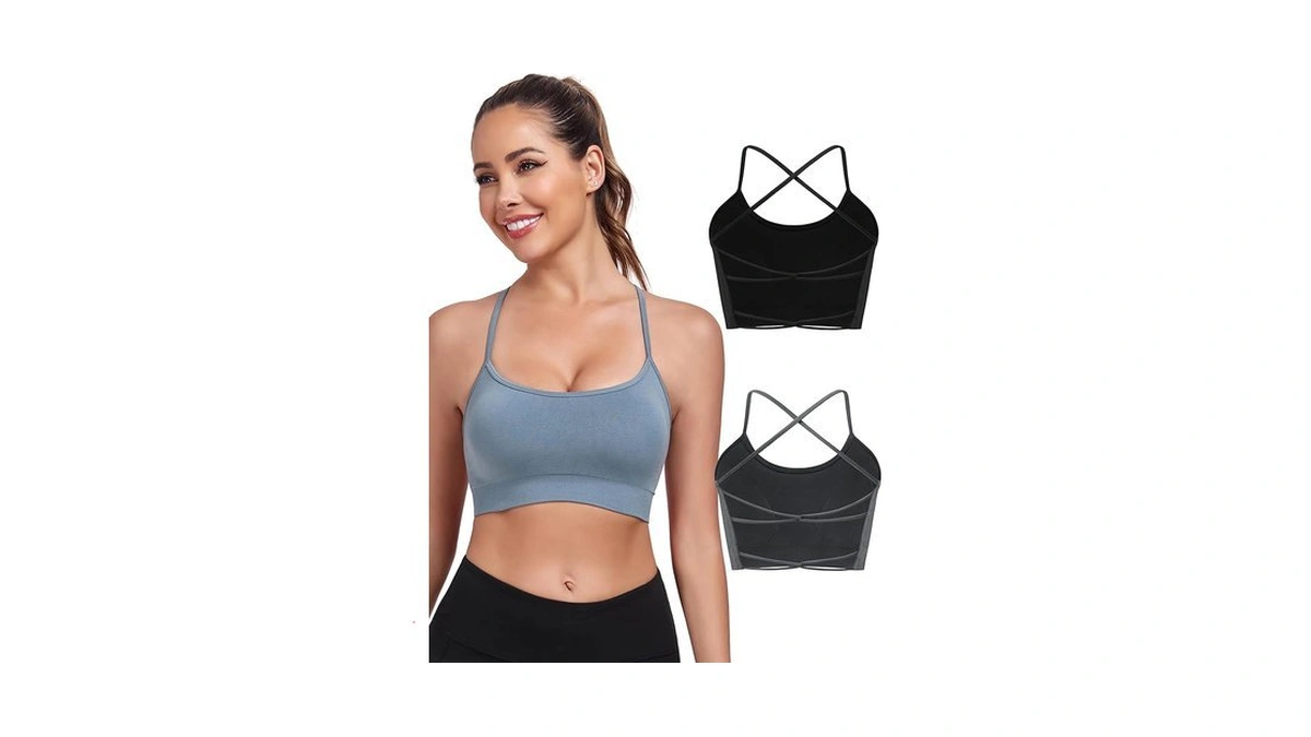 Amazon code: Lusait Sports Bras For Women Medium Supp