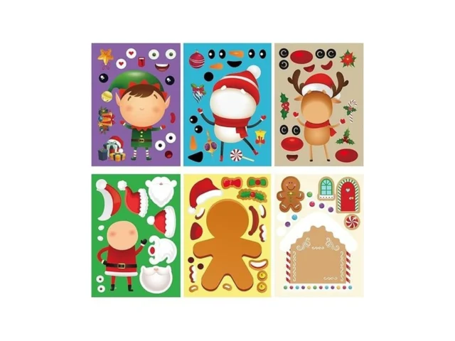 Christmas Stickers For Kids 30pcs – Waterproof… Code