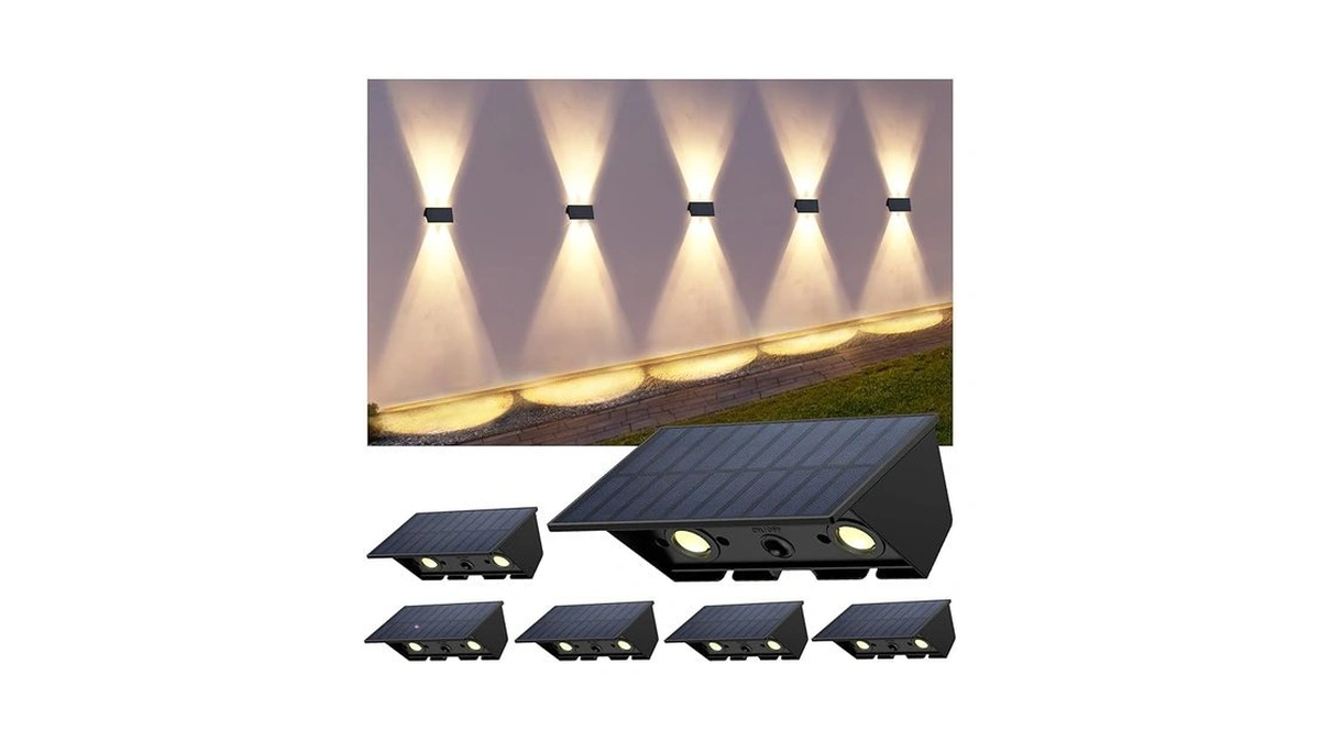Amazon code: Solar Fence Lights With 4 Bulbs 6 Pack W