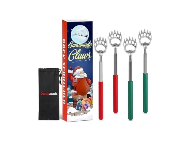 Santamade Bear Claw Back Scratcher 4 Pack… Code