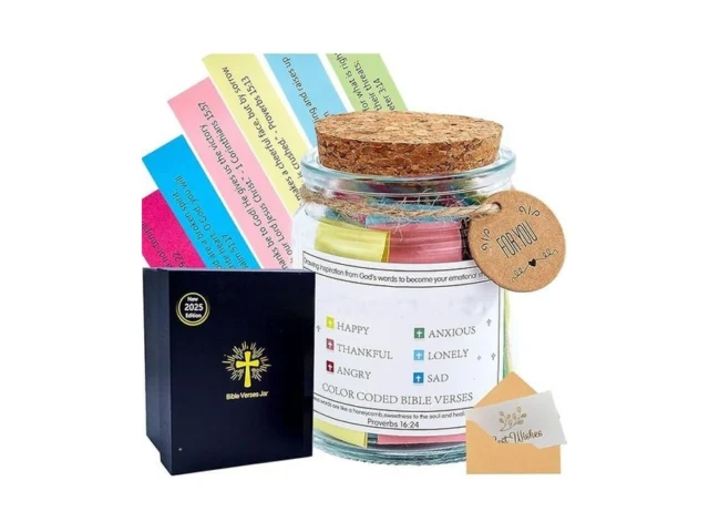 Bible Verse Jar Christian Gifts For Women 90 Color… Code