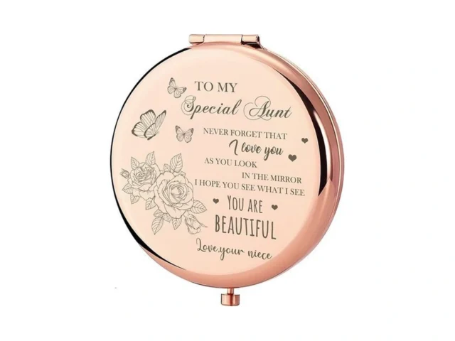 Gaolziuy Compact Mirror Rose Gold 2 5 Inch Diameter… Code