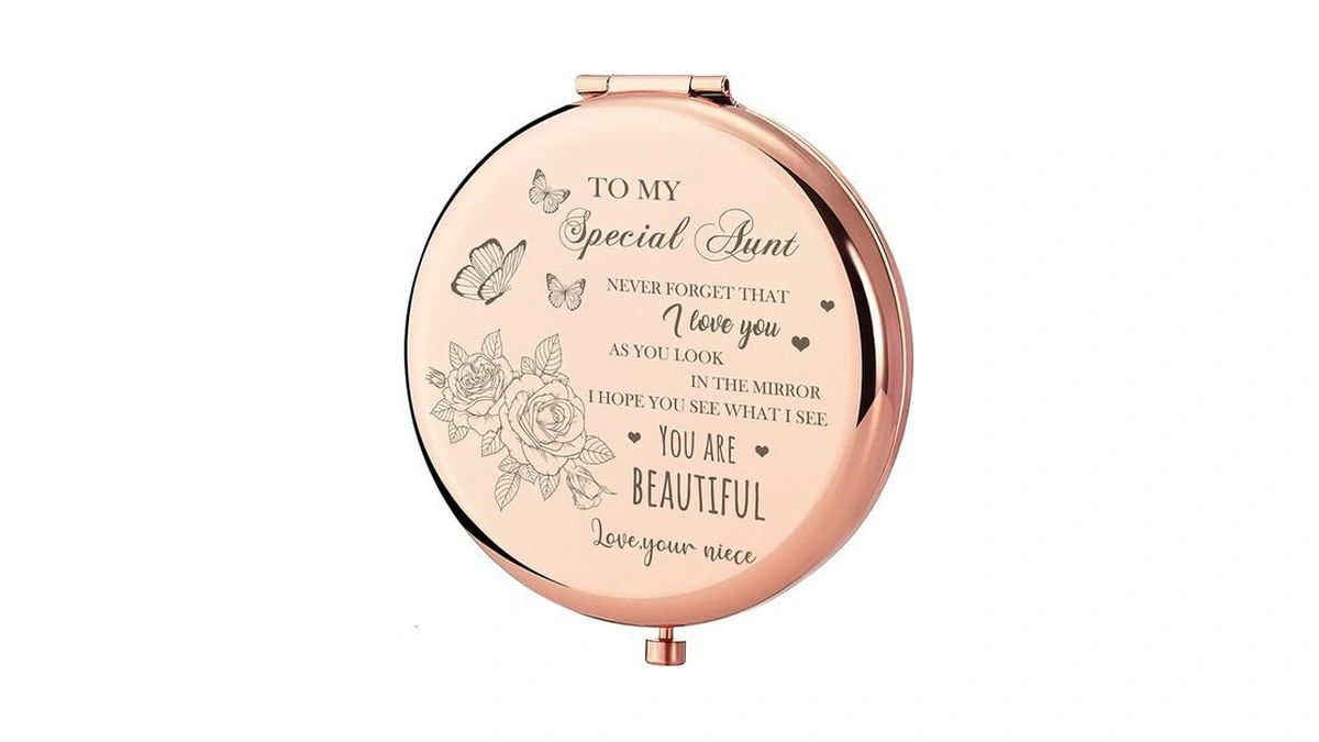 Amazon code: Gaolziuy Compact Mirror Rose Gold 2 5 In