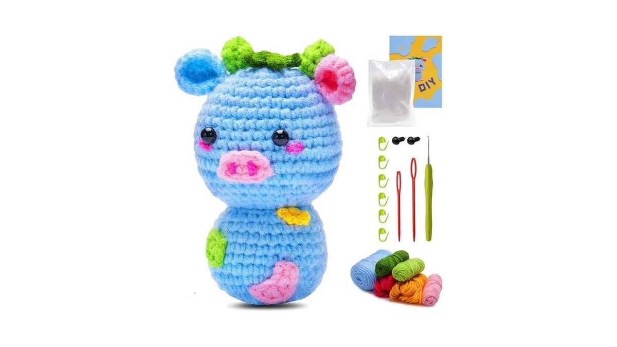 Amazon code: Crochet Kit For Beginners Kids Adults -