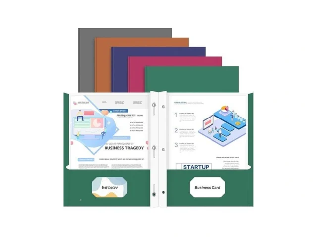 Folders With Pockets Intojoy 100 Pack Two Pocket… Code