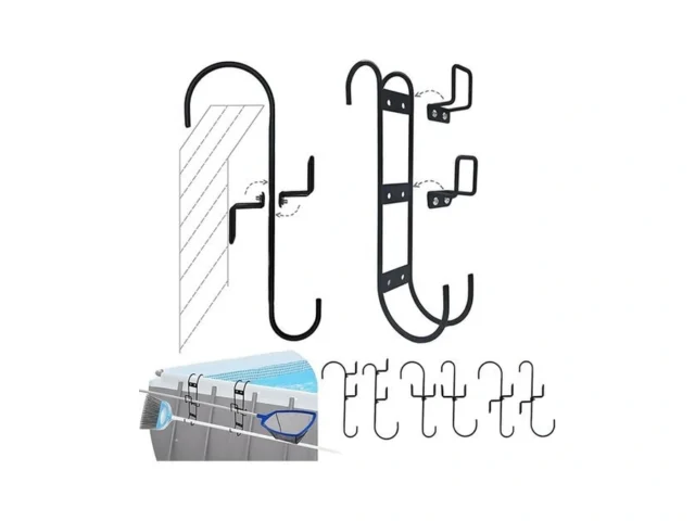 Exoasis 2-pack Adjustable Pool Hooks Multi-purpose… Code