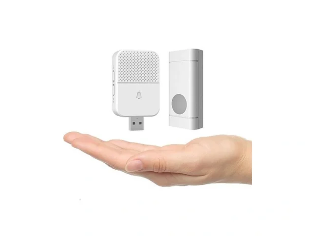 Mini Wireless Doorbell Remote Door Bell Ringer… Code
