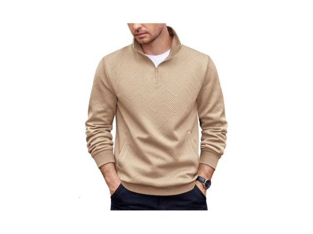 Coofandy Mens Quarter Zip Pullover Quilted… Code