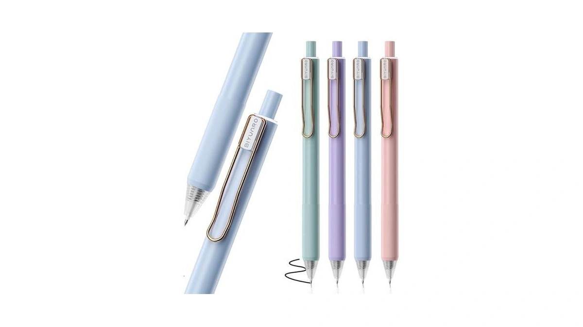 Amazon code: Biyunro Gel Pens - Black Ink 4pcs 0 5 Mm