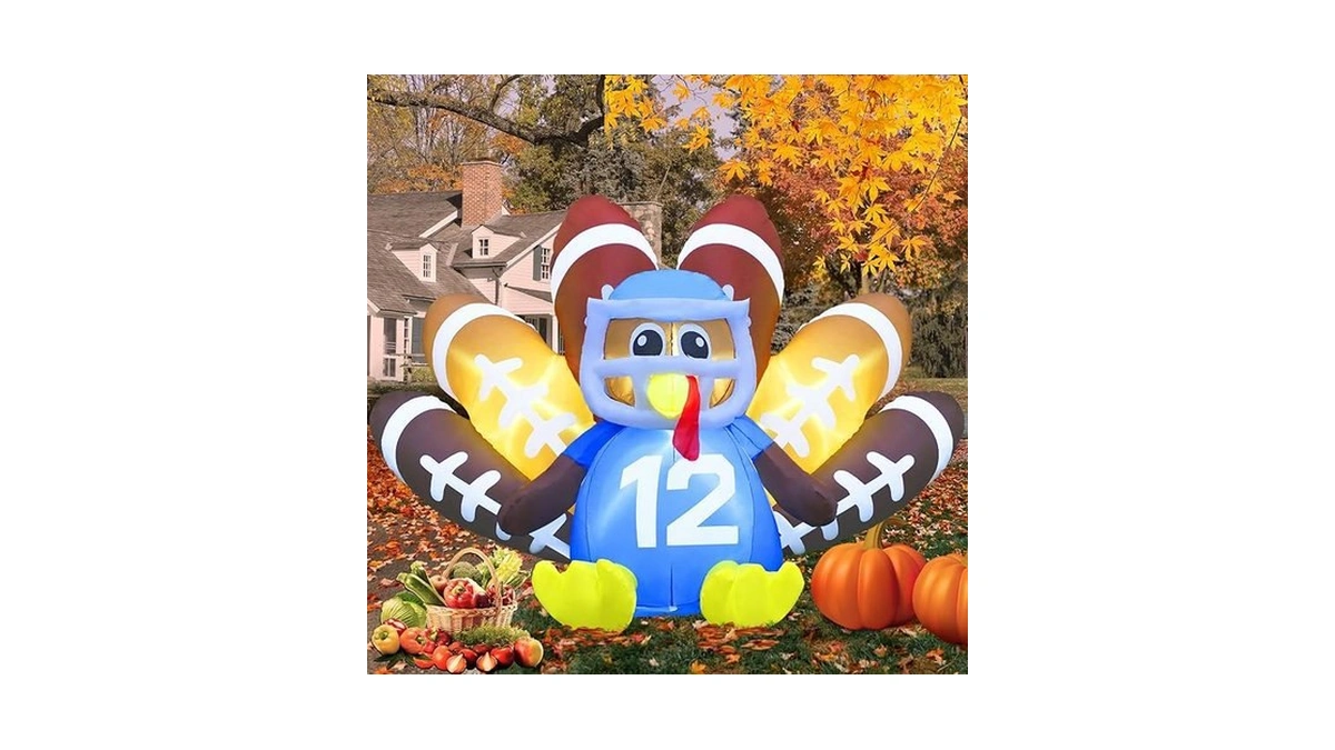 Amazon coupon: Gardwin 8ft Long Thanksgiving Inflatable