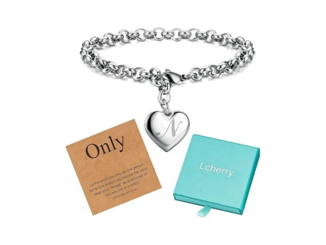 Valentines Day Bracelet Gift For Women Heart… Coupon