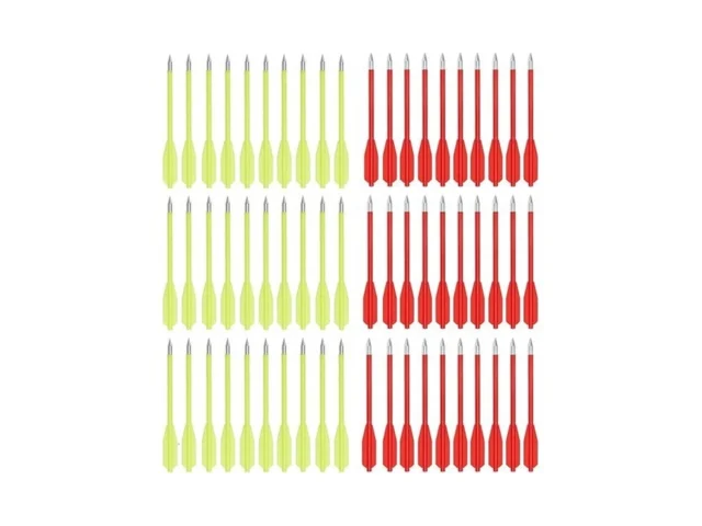 60pcs 6 3 Inch 50-80lb Mini Archery Crossbow Bolts… Code