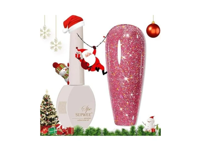 Supwee Shimmer Glitter Gel Polish Reflective Nail… Code