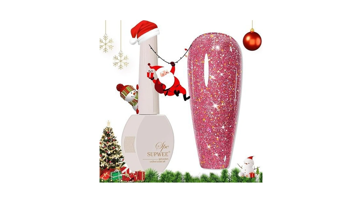 Amazon code: Supwee Shimmer Glitter Gel Polish Reflec