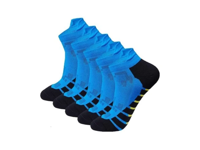 Teebulen Men S Blue With Black 5-pack Cushioned… Code