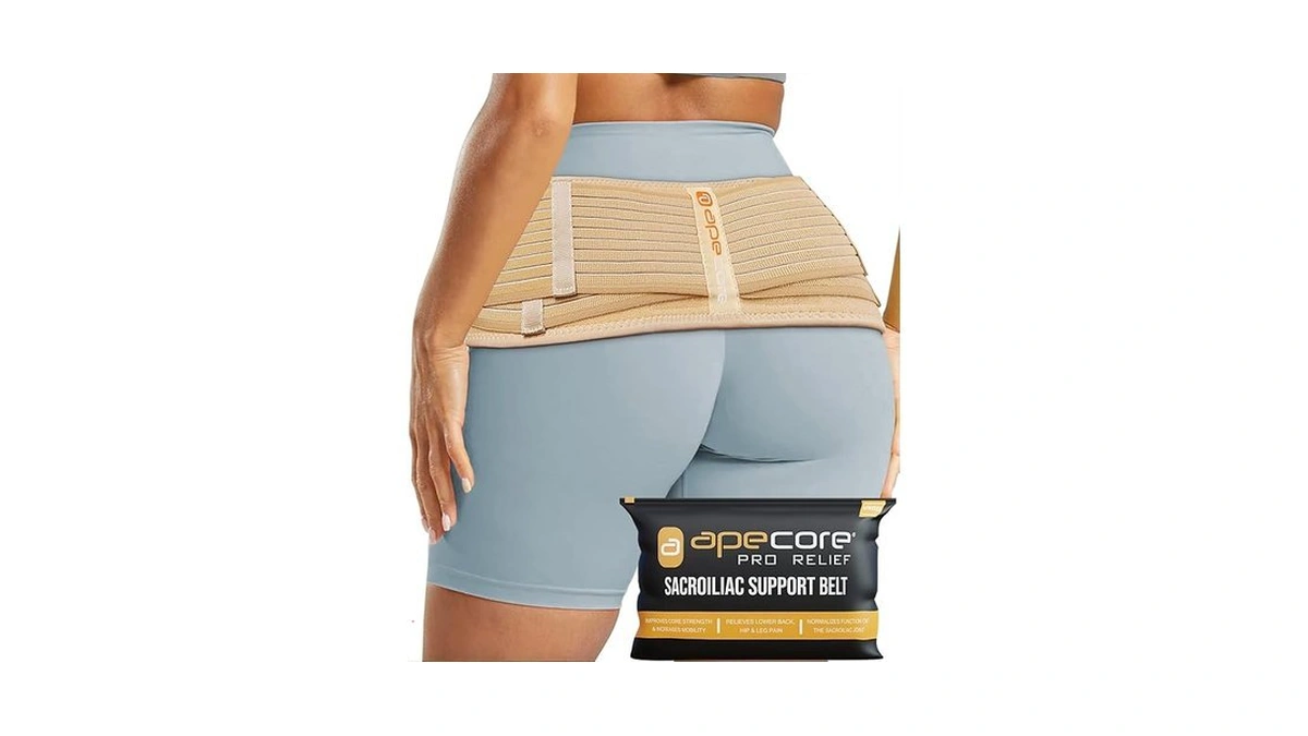 Amazon code: Apecore Sacroiliac Si Joint Hip Belt - L