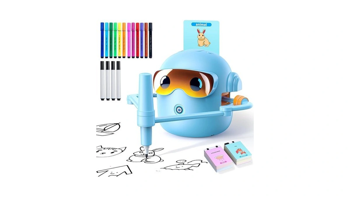 Amazon code: Drawing Robot For Kids Montessori Painti