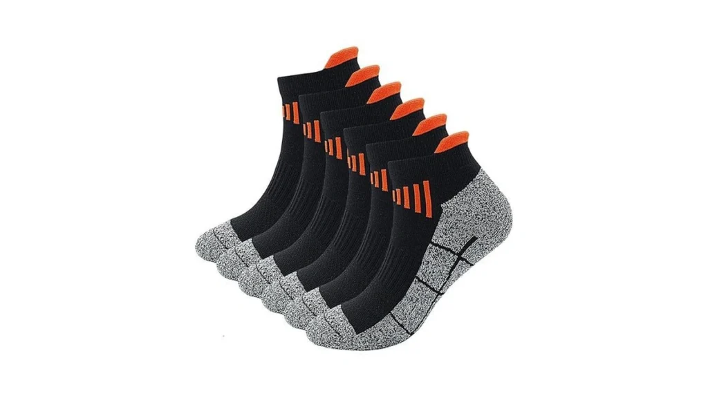 Amazon code: Teebulen Women 6-pack Black Cushioned An