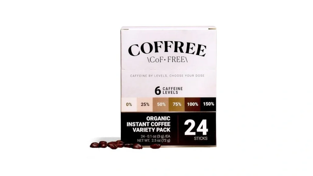 Amazon code: Coffree Choose Your Dose Variety Instant