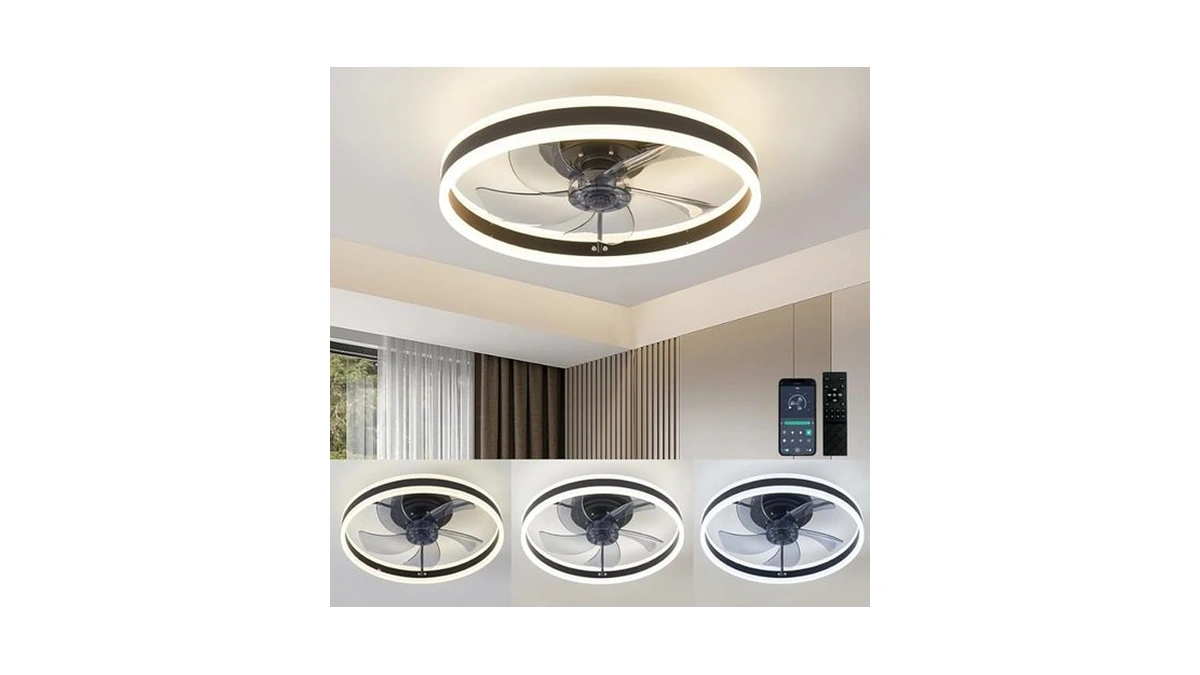 Amazon code: Diposiconx Ceiling Fans With Lights And