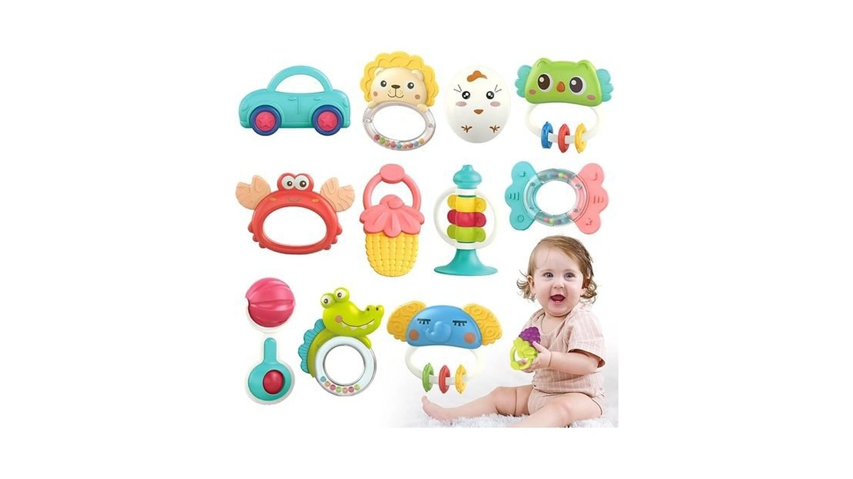Amazon code: Qizebaby Baby Toys 6 To 12 Months 12pcs