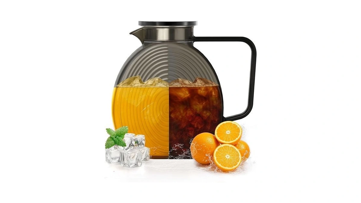 Amazon code: Glass Pitcher With Lid 2 3 Liter 78 Oz G