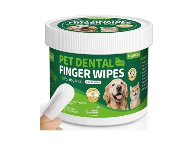 Phasorra Dog Dental Care Wipes – Cat Dog Tooth… Code