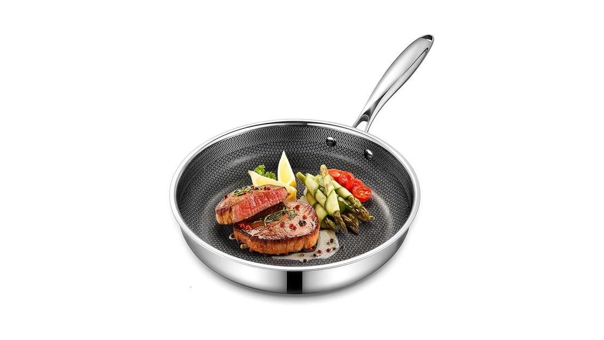 Amazon code: Housmat Nonstick 10 Inch Frying Pan Hybr
