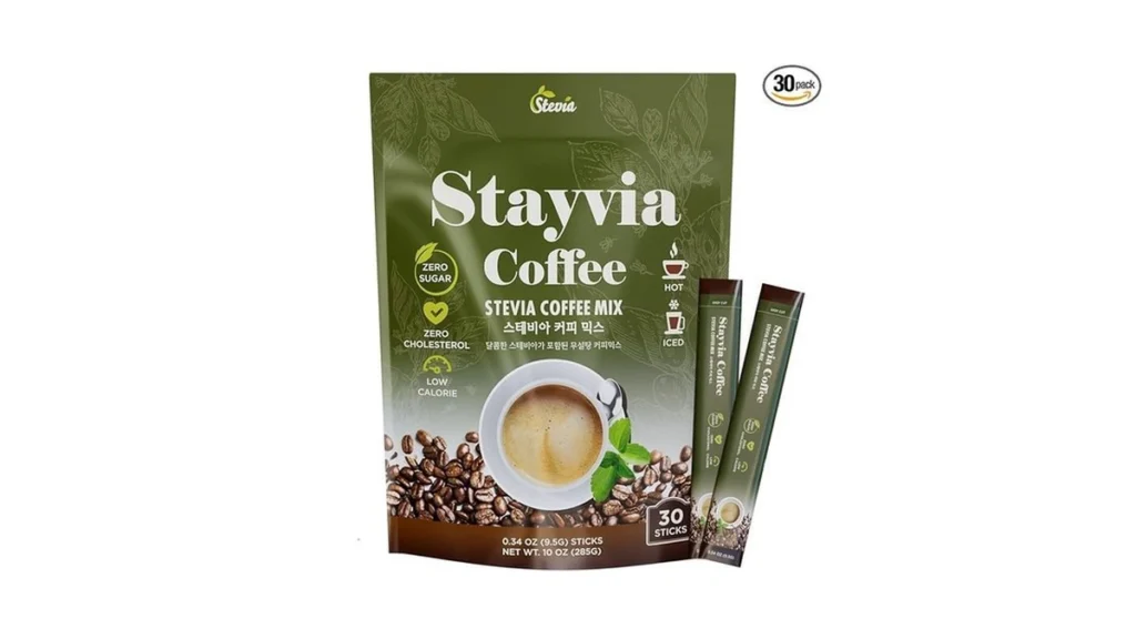 Amazon coupon: Stayvia Coffee Stevia Instant Coffee Pac