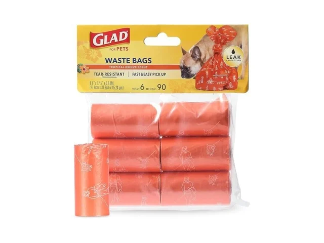 Glad For Pets Large Dog Waste Bags Scented… Coupon