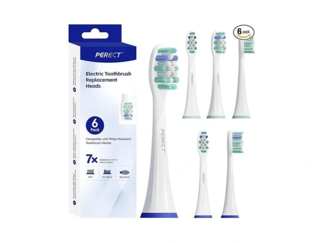 Perect Soft Replacement Toothbrush Heads 6-pack For… Code