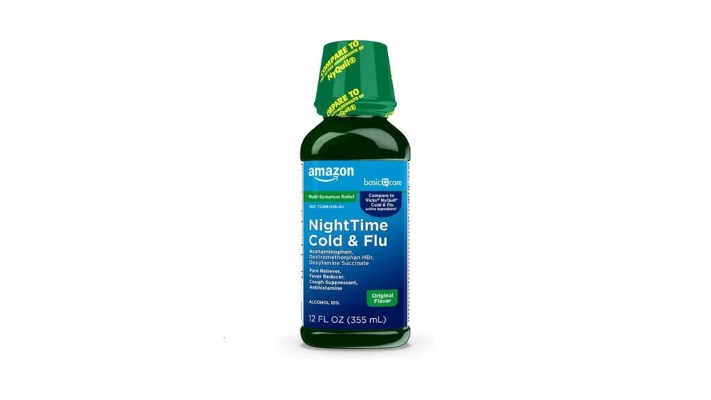 Amazon coupon: Amazon Basic Care Nighttime Cold And Flu