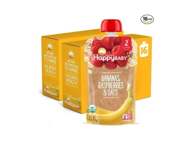 Happy Baby Organics Stage 2 Baby Food Pouches… Coupon
