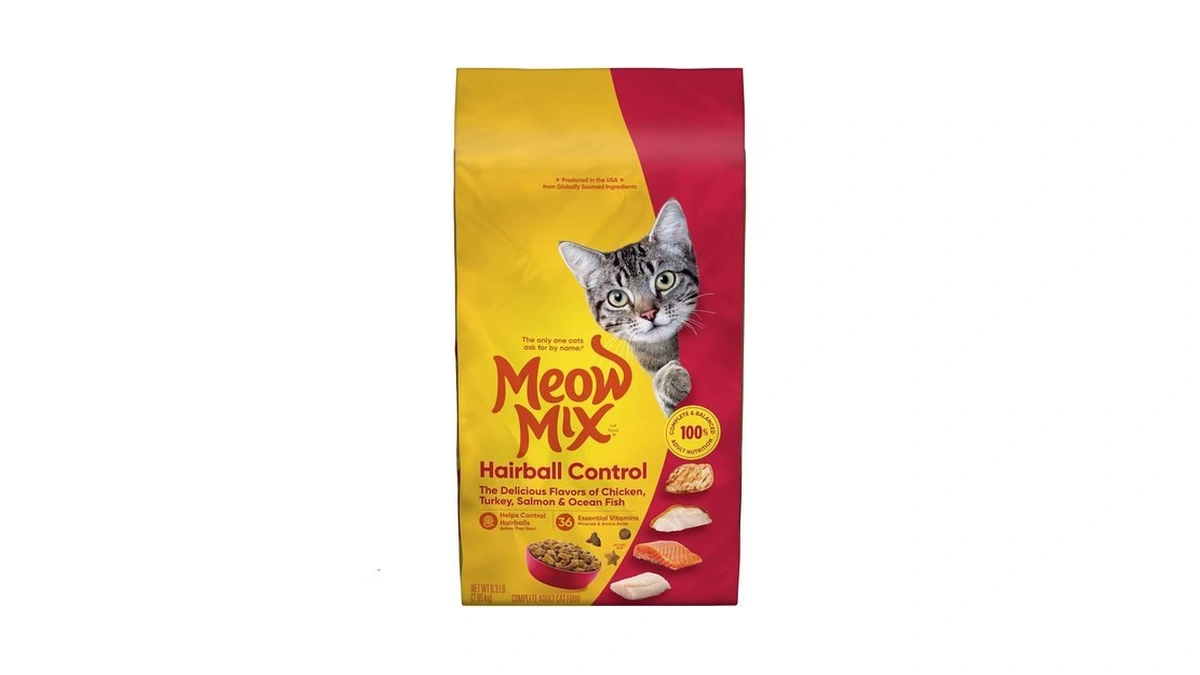 Amazon coupon: Meow Mix Hairball Control Dry Cat Food 6