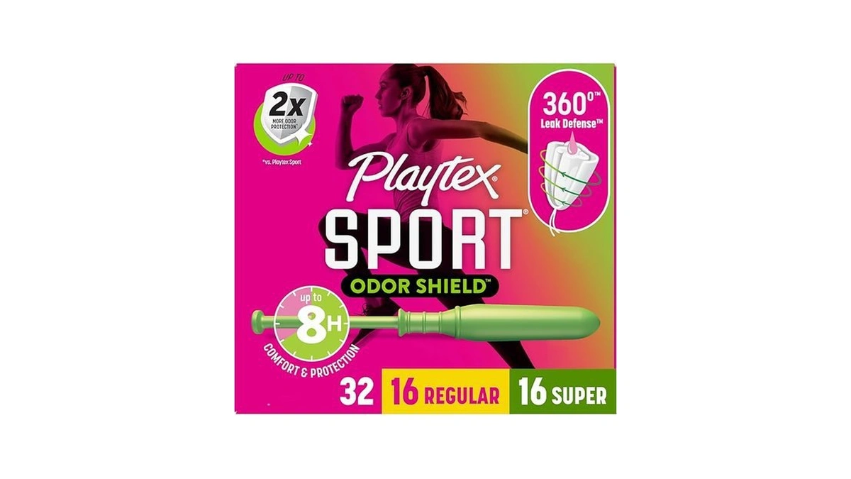 Amazon coupon: Playtex Sport Odor Shield Tampons Multip