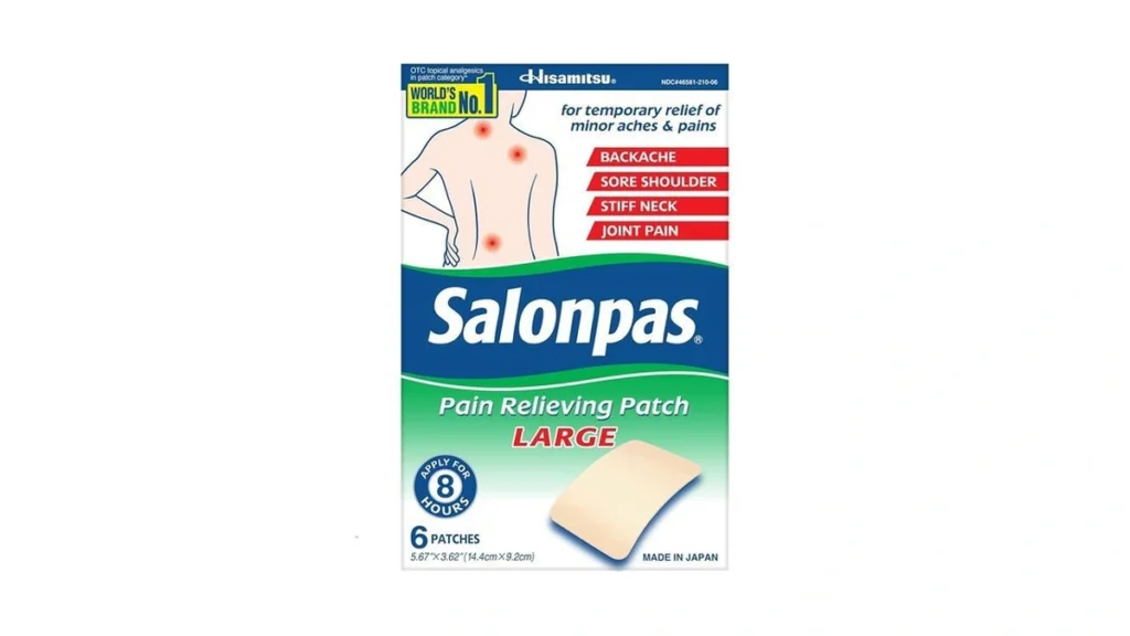 Amazon coupon: Salonpas Pain Relieving Patch Large 6 Co