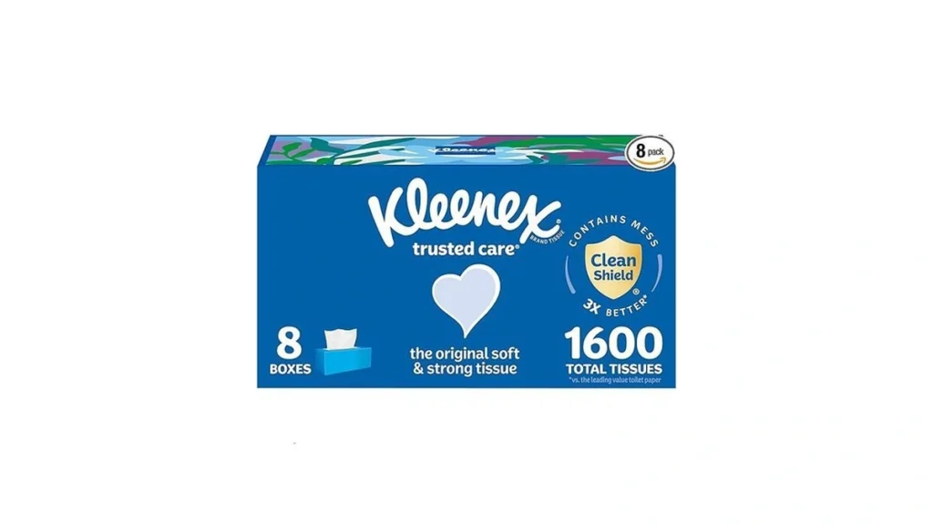 Amazon coupon: Kleenex Trusted Care Facial Tissues 8 Fl