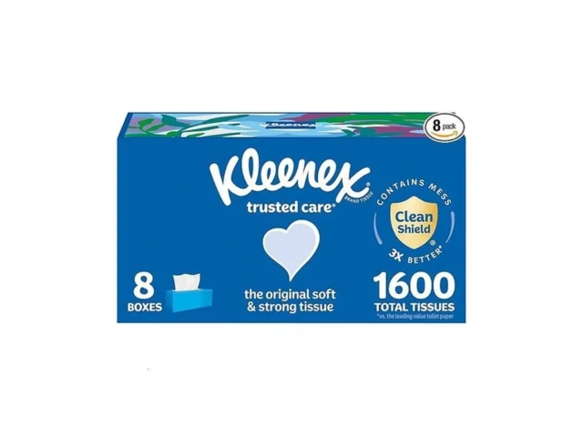 Kleenex Trusted Care Facial Tissues 8 Flat Boxes… Coupon