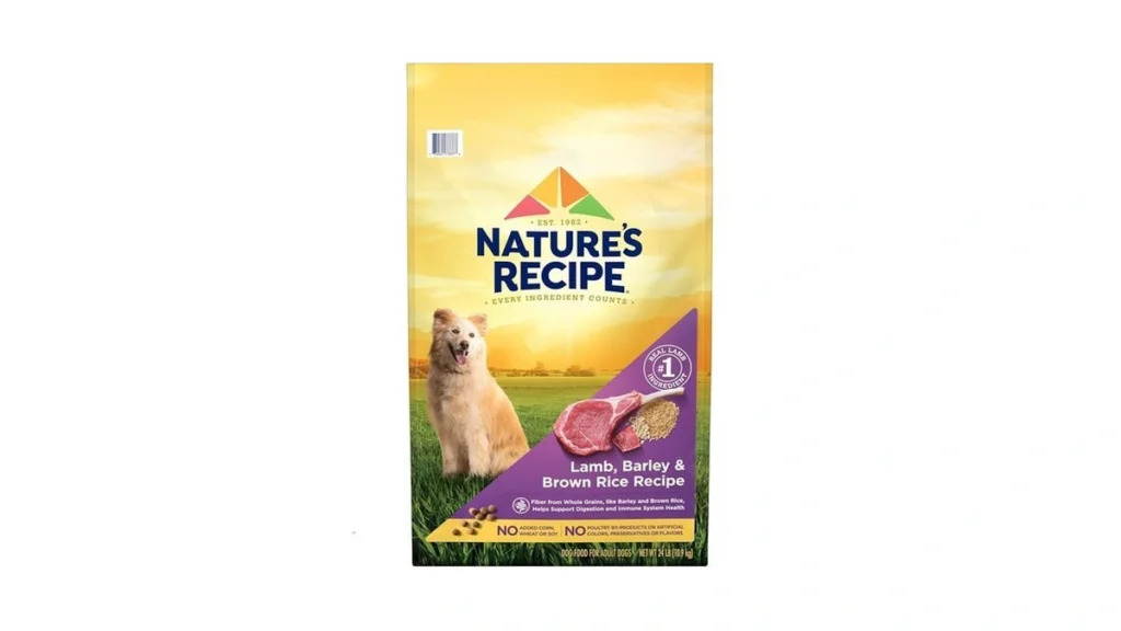 Amazon coupon: Nature S Recipe Lamb Barley Brown Rice R