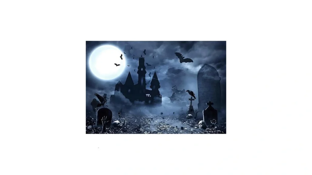 Amazon code: Gkleasg 8x6ft Halloween Backdrop Horror