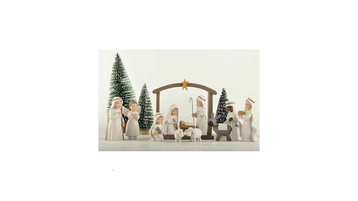 Amazon code: Nativity Scene Set 12-piece Holy Family