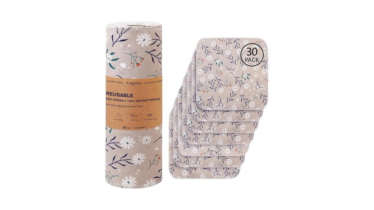 Amazon coupon: Cagreex Reusable Dishcloths Kitchen Towe