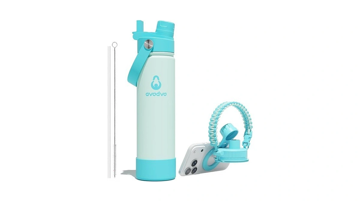 Amazon code: Avodvo Insulated Water Bottle With Strap