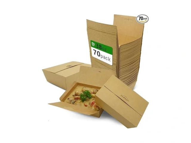 Holotap 70 Pack 38oz Cardboard Take Out Food… Code