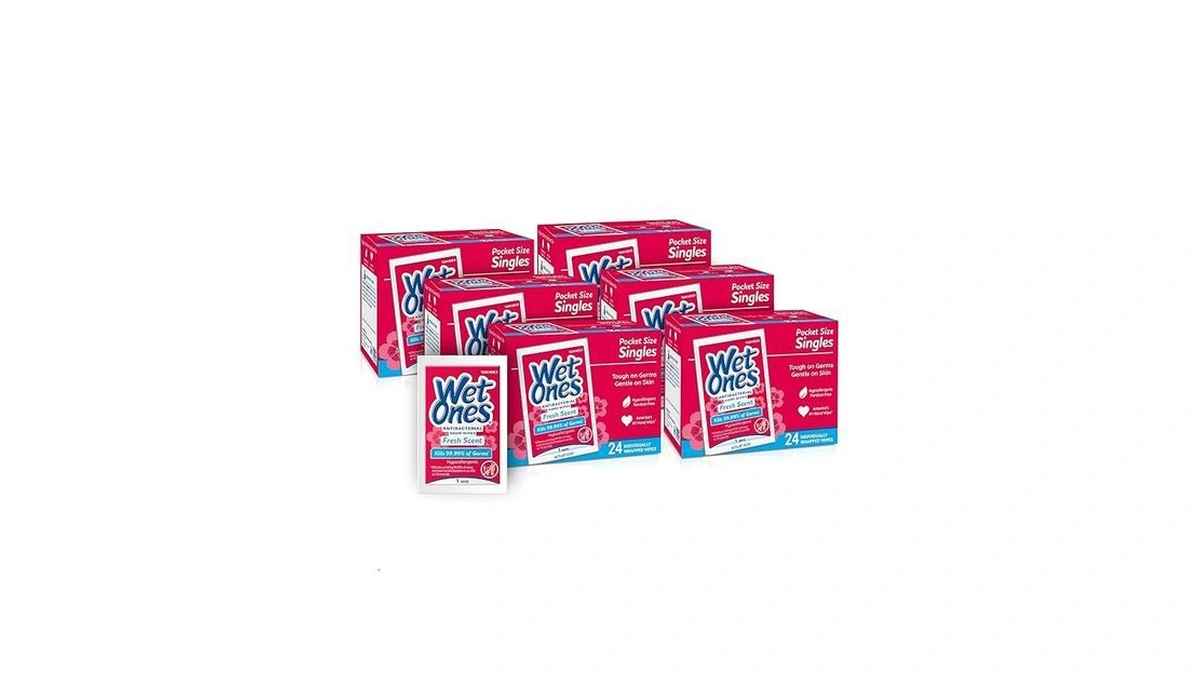 Amazon coupon: Wet Ones Antibacterial Hand Wipes Fresh