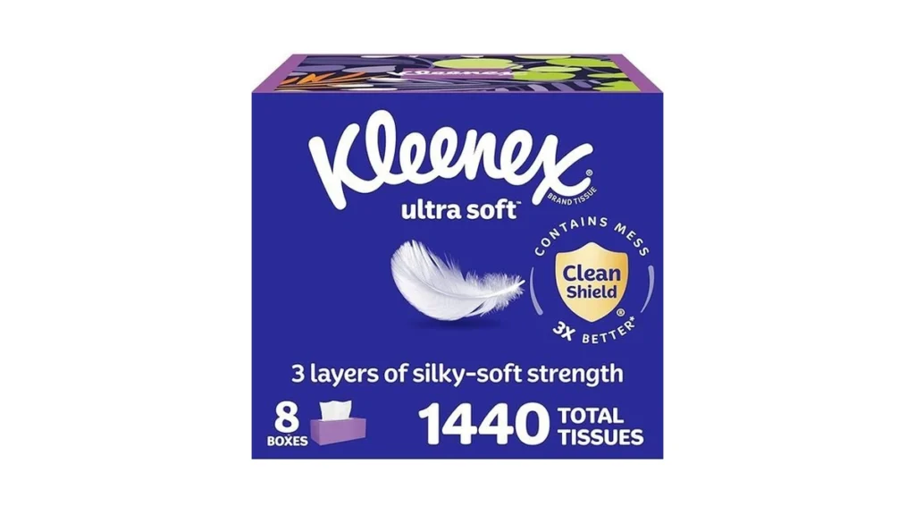 Amazon coupon: Kleenex Ultra Soft Facial Tissues 8 Flat
