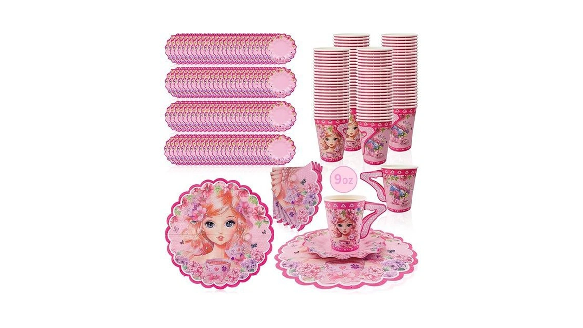 Amazon code: 300pcs Bridal Shower Decorations Pink Bi